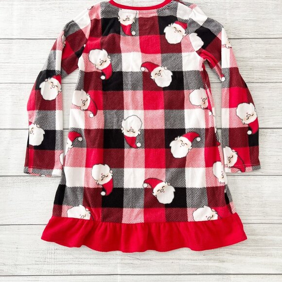 Jammies for your Families Fleece Santa Nightgown - Picture 3 of 3